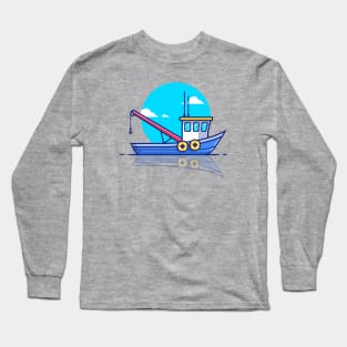 Trawler Boat Ship Long Sleeve T-Shirt